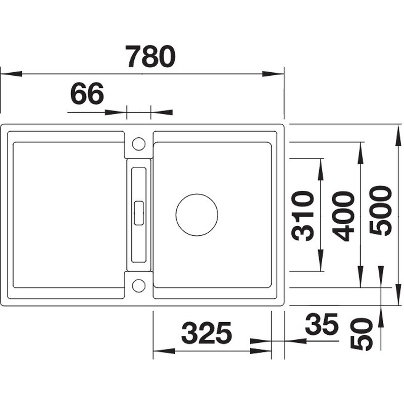 Кухонная мойка Blanco ADIRA 45 S (527587) - изображение 3
