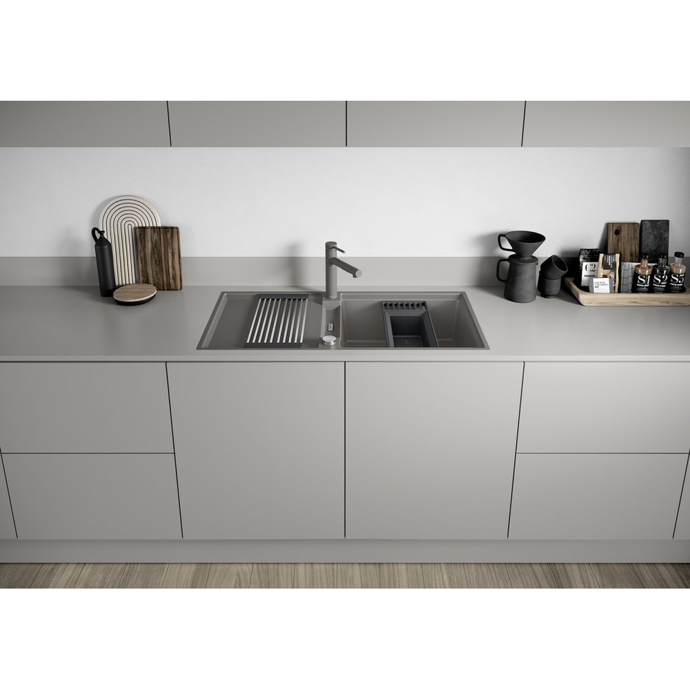 Кухонна мийка Blanco ADIRA XL 6 S-F SILGRANIT (527628) - изображение 3