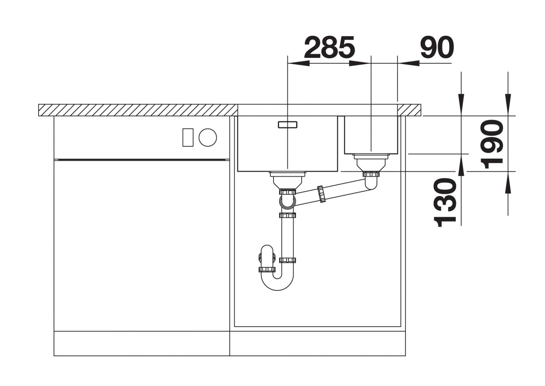 Кухонная мойка Blanco ANDANO 340/180-U (522977) - изображение 5