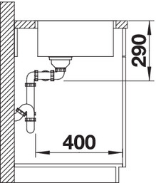 Кухонна мийка Blanco ANDANO 340/340-IF (522981) - изображение 4