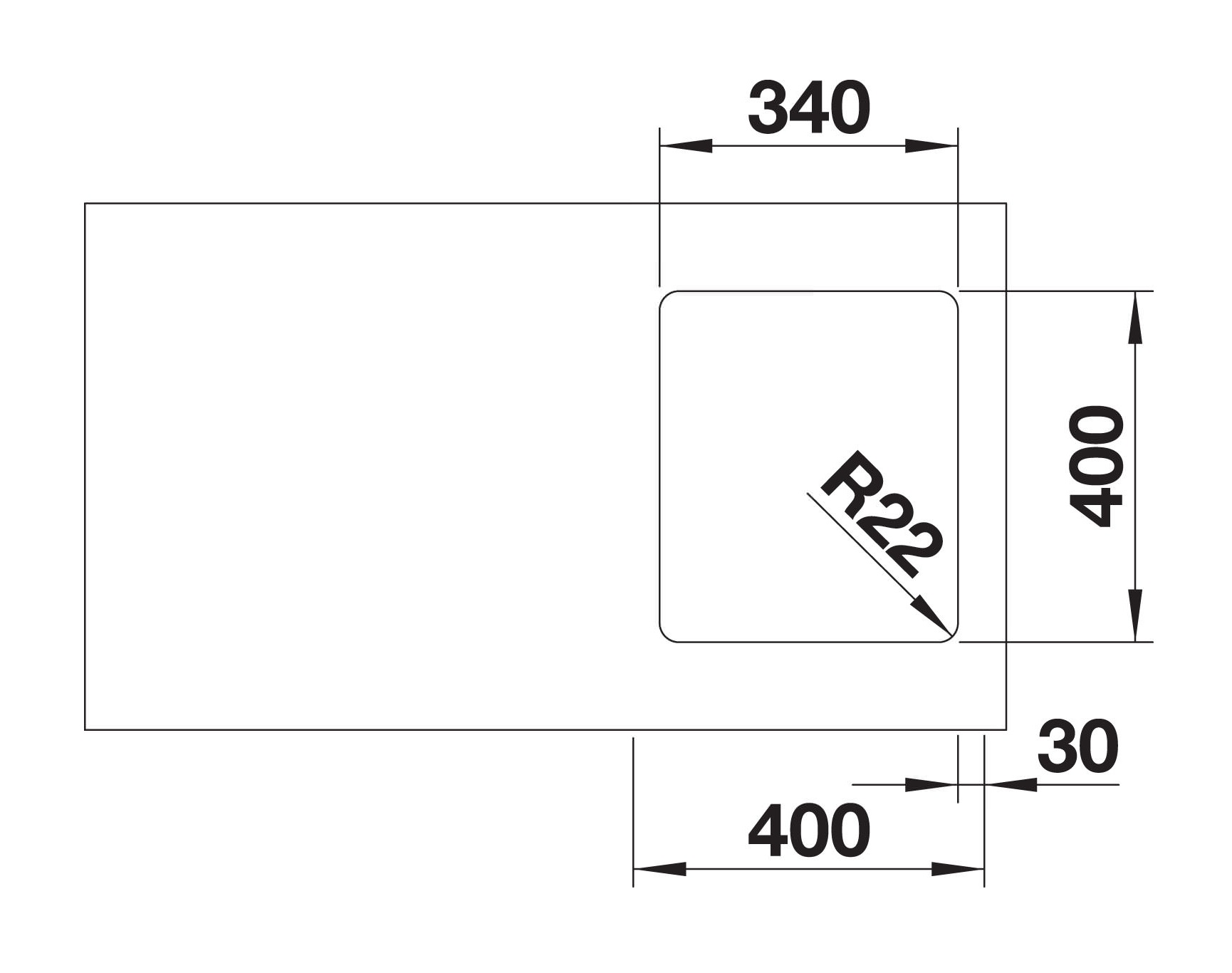 Кухонна мийка Blanco ANDANO 340-U (522955) - изображение 7