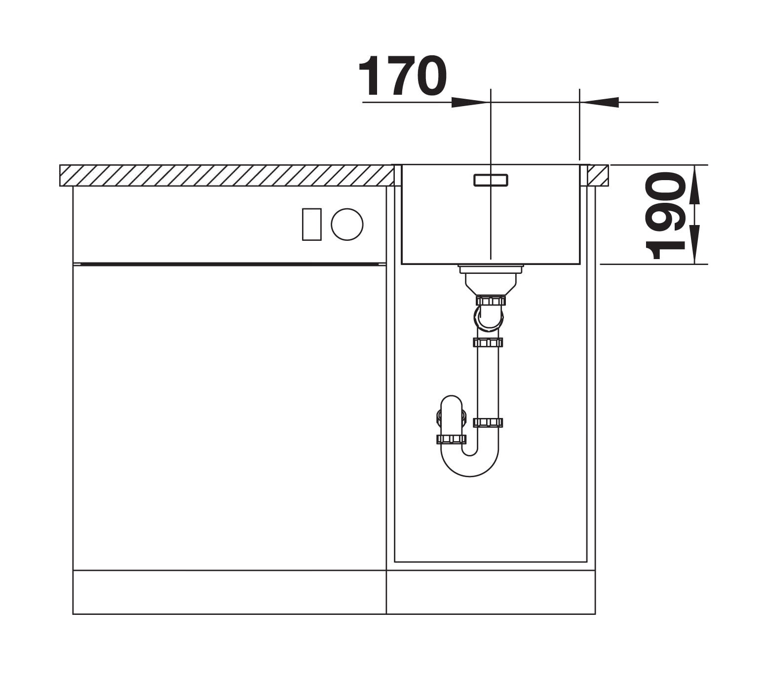 Кухонна мийка Blanco ANDANO 340-U (522955) - изображение 5