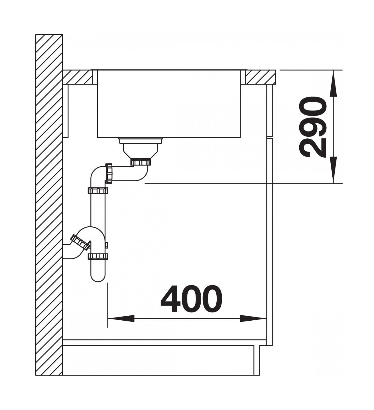 Кухонна мийка Blanco ANDANO 400-U (522959) - изображение 6