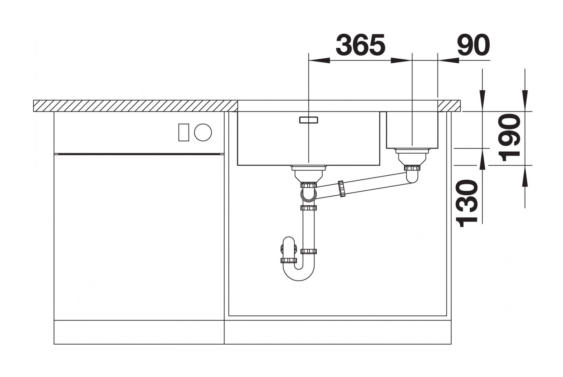 Кухонная мойка Blanco ANDANO 500/180-U (522989) - изображение 5