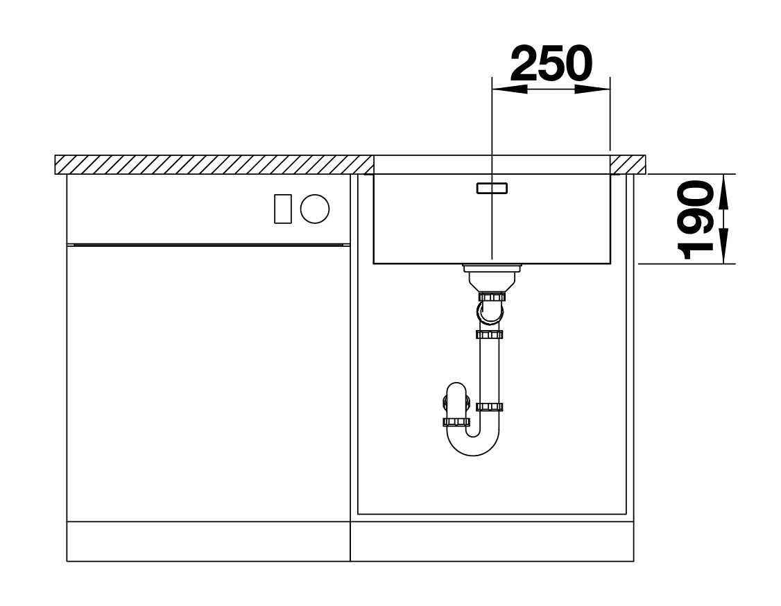 Кухонна мийка Blanco ANDANO 500-U (522967) - изображение 5