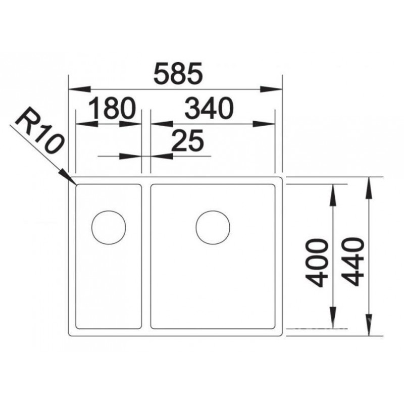 Кухонная мойка Blanco CLARON 340/180-IF (521608) - изображение 3