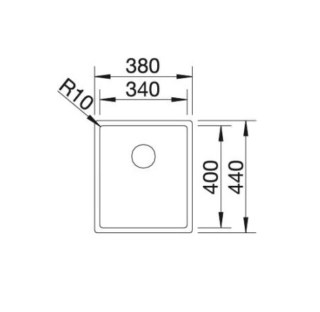 Кухонна мийка Blanco CLARON 340-IF (521570) - изображение 3