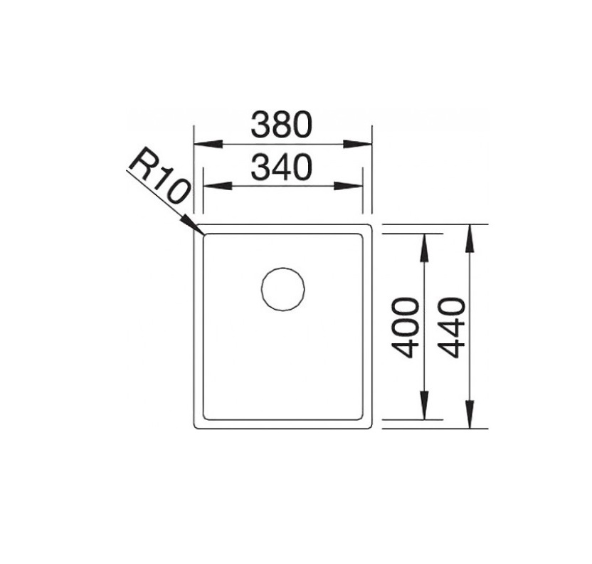 Кухонна мийка Blanco CLARON 340-U (521571) - изображение 3