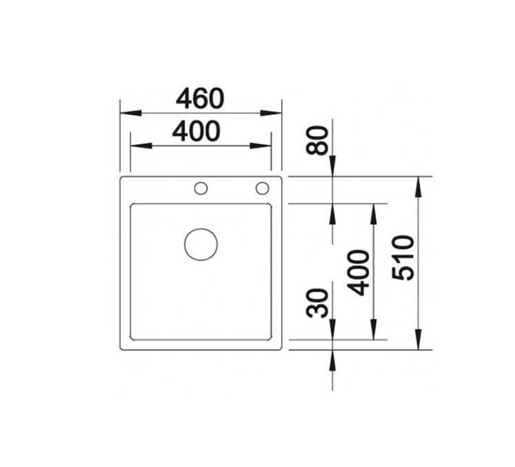 Кухонная мойка Blanco CLARON 400-IF/A (521632) - изображение 3