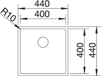 Кухонная мойка Blanco CLARON 400-IF Durinox (523389) - изображение 4