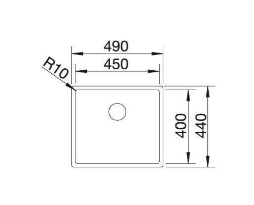 Кухонна мийка Blanco CLARON 450-U (521575) - изображение 3