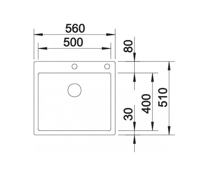 Кухонная мойка Blanco CLARON 500-IF/A (521633) - изображение 3