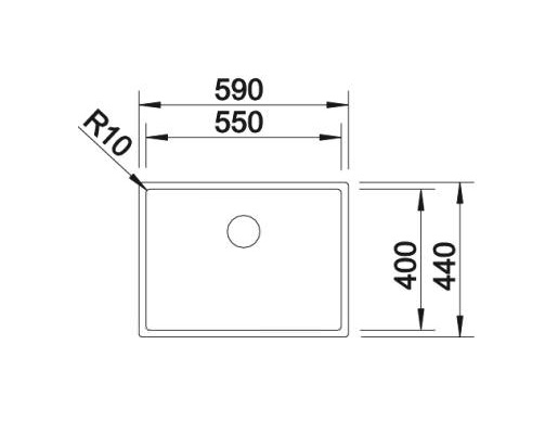 Кухонна мийка Blanco CLARON 550-U (521579) - изображение 3