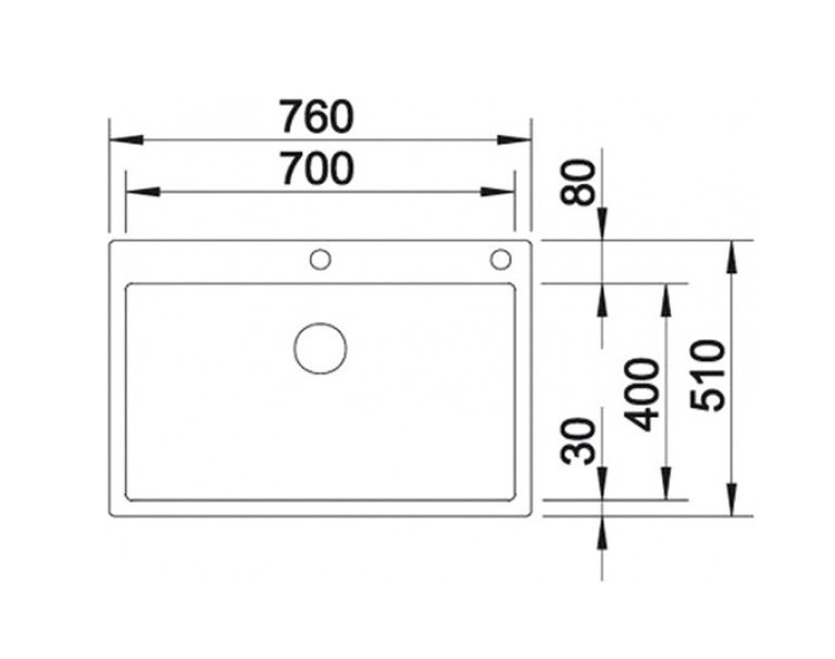 Кухонна мийка Blanco CLARON 700-IF/A (521634) - изображение 4