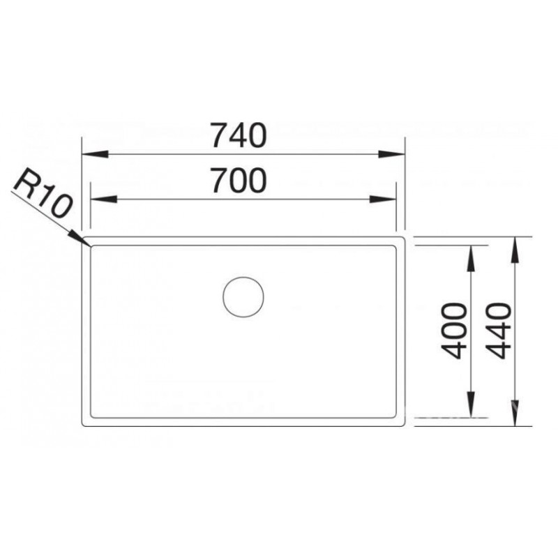 Кухонная мойка Blanco CLARON 700-IF Durinox (523391) - изображение 3