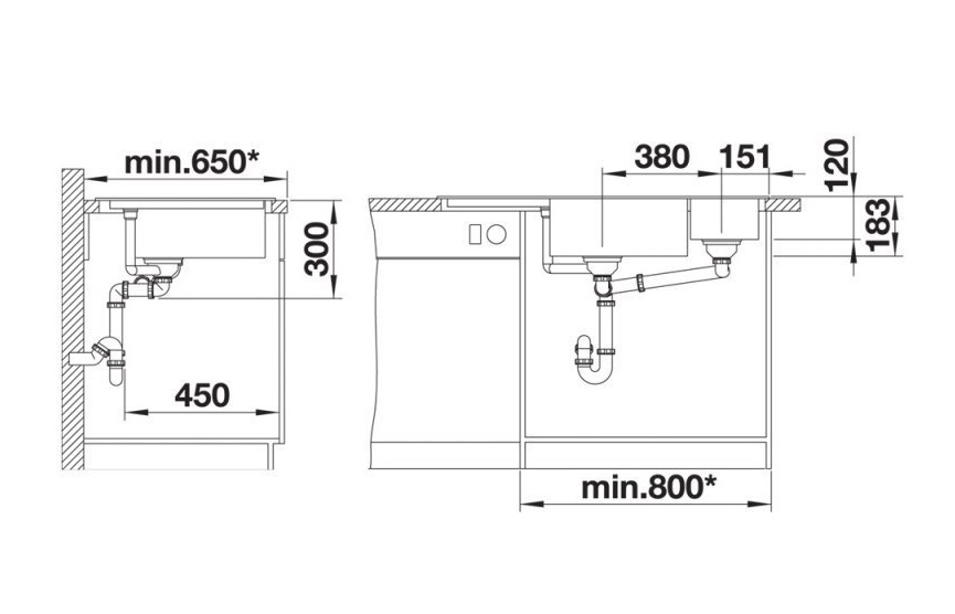 Кухонна мийка Blanco DELTA II (523657) - изображение 3
