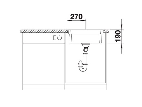 Кухонная мойка Blanco ETAGON 500-IF (521840) - изображение 8