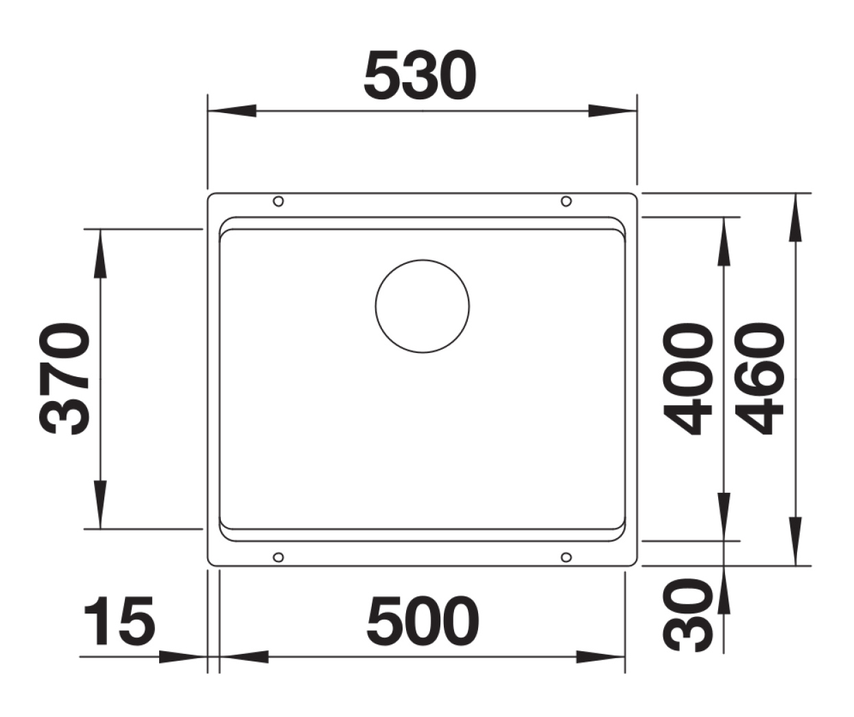 Кухонна мийка Blanco ETAGON 500-U (522227) - изображение 2