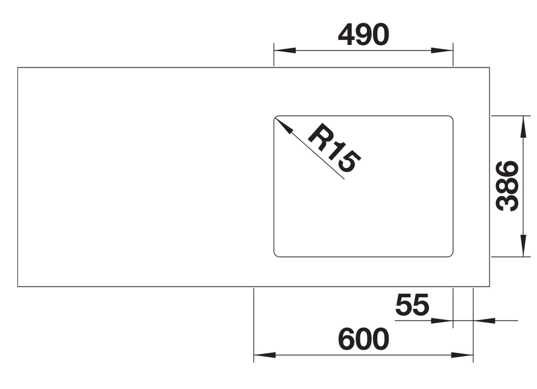 Кухонна мийка Blanco ETAGON 500-U (525149) - изображение 3