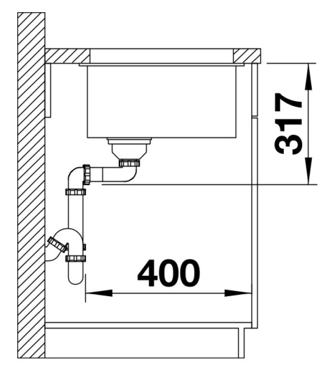 Кухонна мийка Blanco ETAGON 500-U (525887) - изображение 5