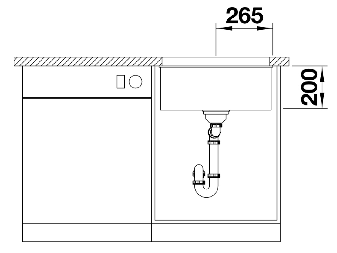 Кухонна мийка Blanco ETAGON 500-U (522227) - изображение 4