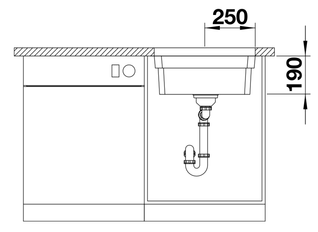 Кухонна мийка Blanco ETAGON 500-U (521841) - изображение 7