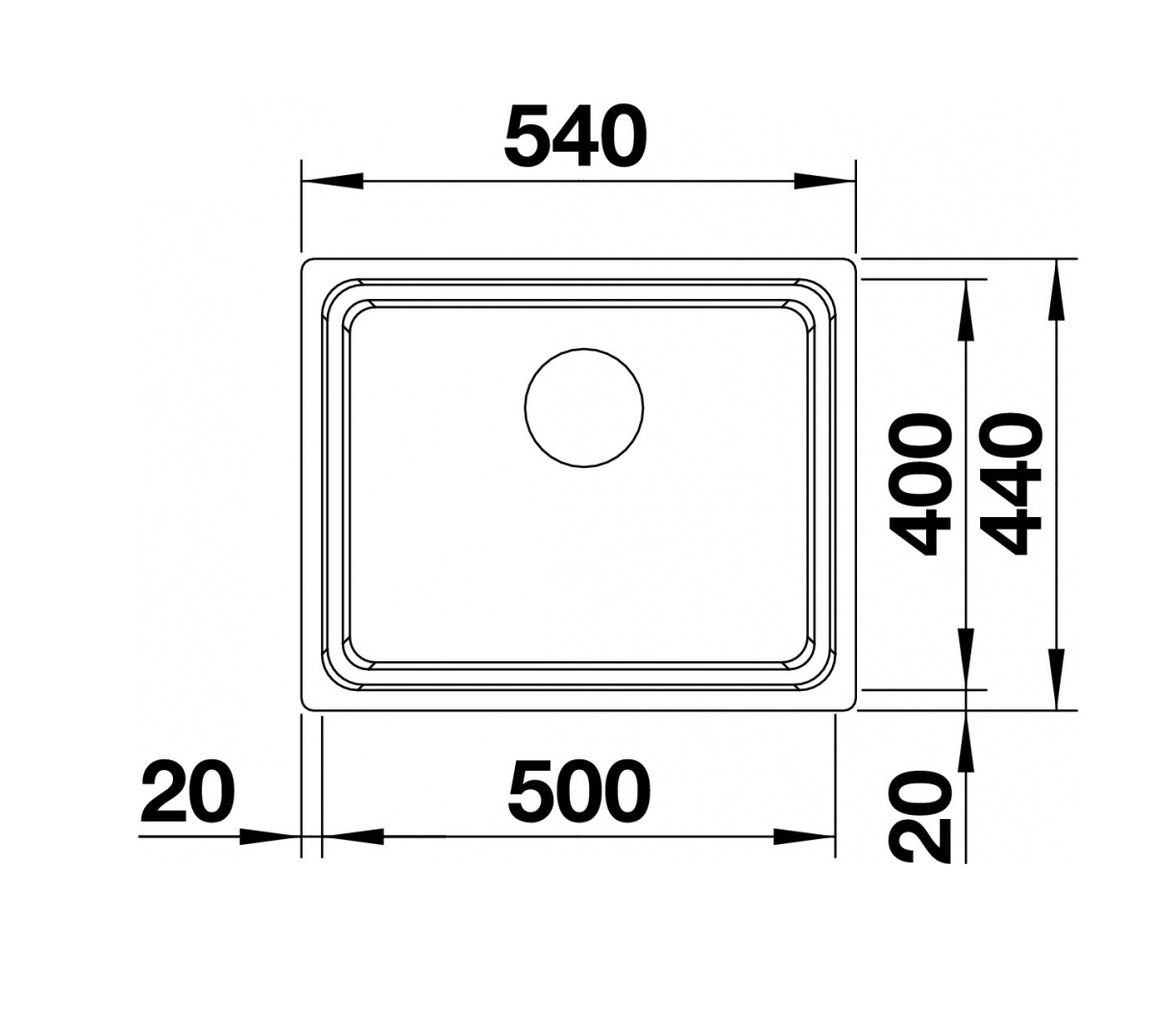 Кухонна мийка Blanco ETAGON 500-U (521841) - изображение 5