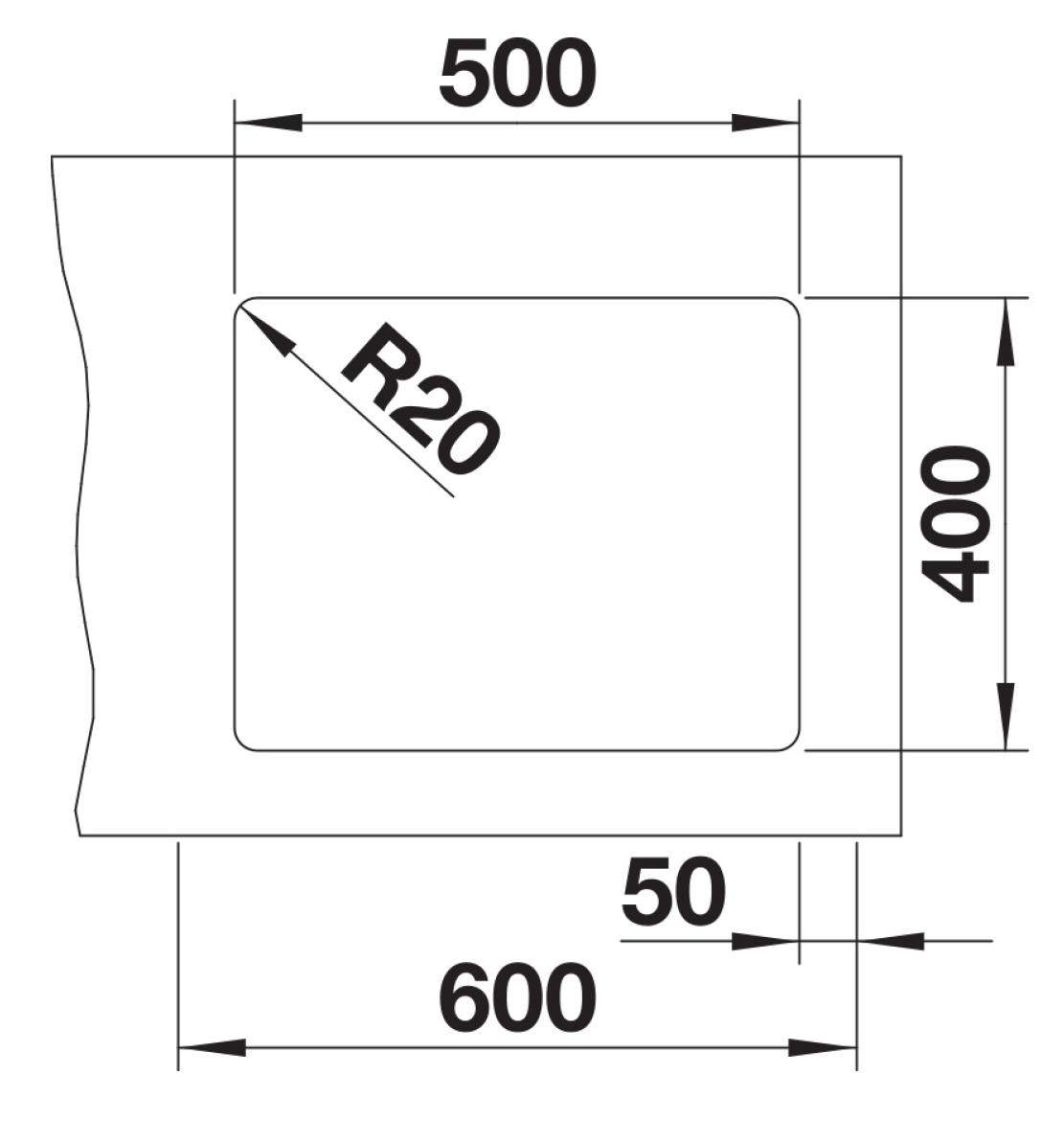 Кухонна мийка Blanco ETAGON 500-U (522236) - изображение 3