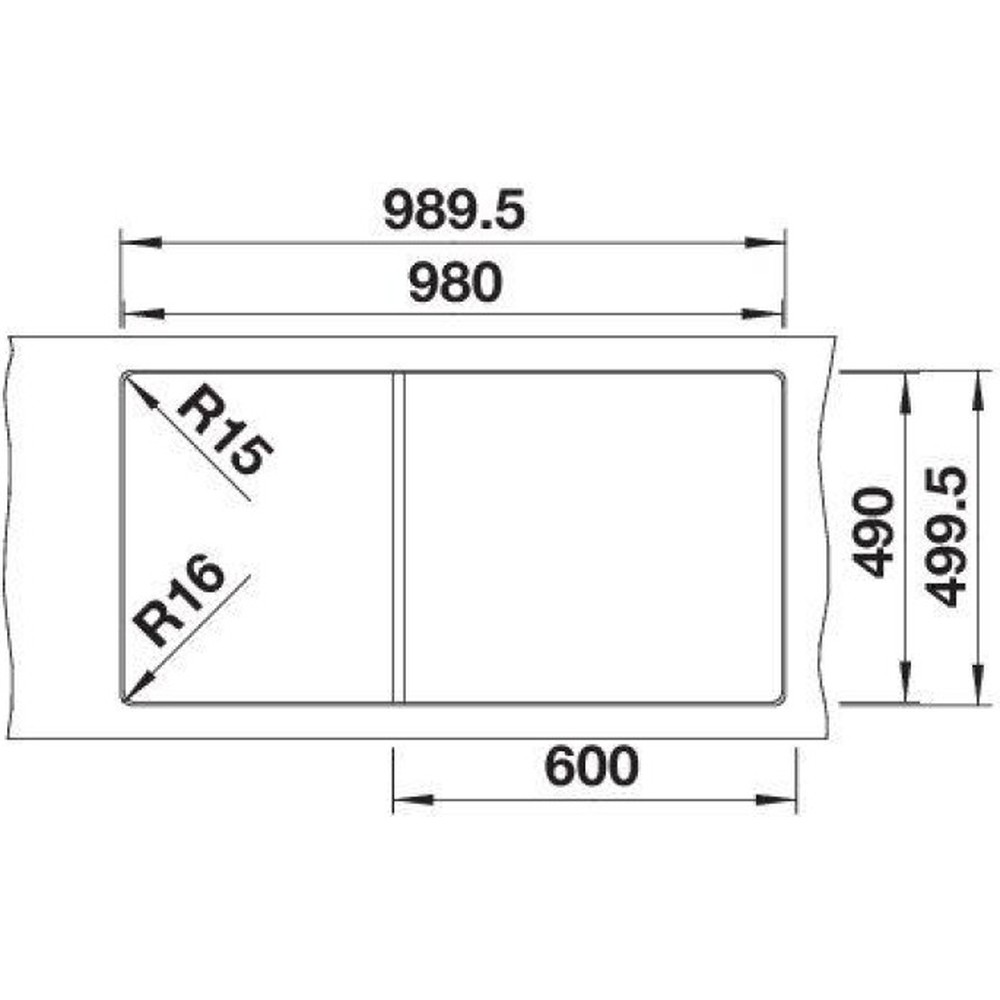 Кухонна мийка Blanco ETAGON XL 6 S-F SILGRANIT (528104) - изображение 5