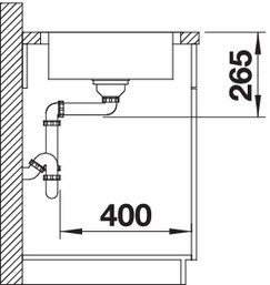 Кухонная мойка Blanco LANTOS 45 S-IF Compact (519059) - изображение 4