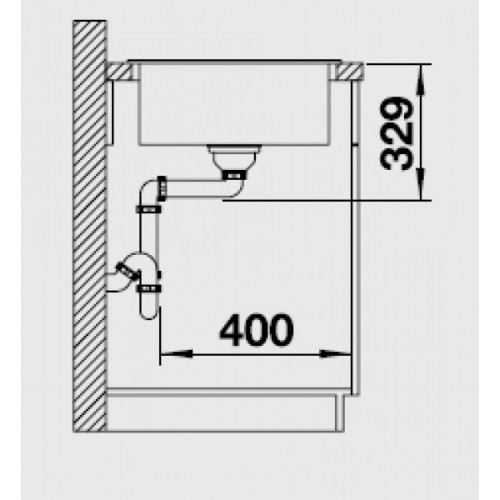 Кухонна мийка Blanco LEGRA 45S (522203) - изображение 4