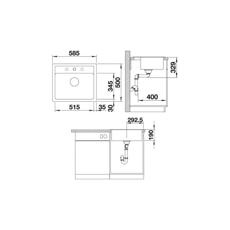Кухонна мийка Blanco LEGRA 6 (523337) - изображение 3