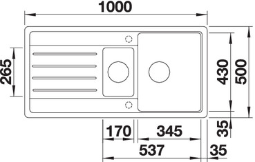 Кухонна мийка Blanco LEGRA 6S (527271) - изображение 2