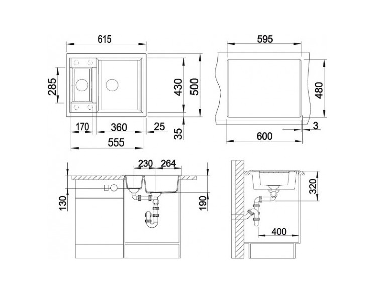 Кухонна мийка Blanco METRA 6 (516162) - изображение 2