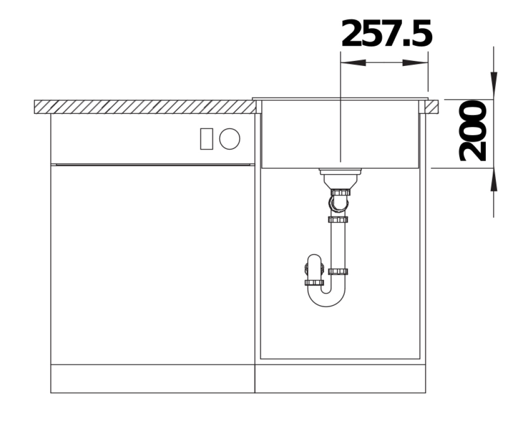 Кухонна мийка Blanco NAYA 5 (526584) - изображение 4