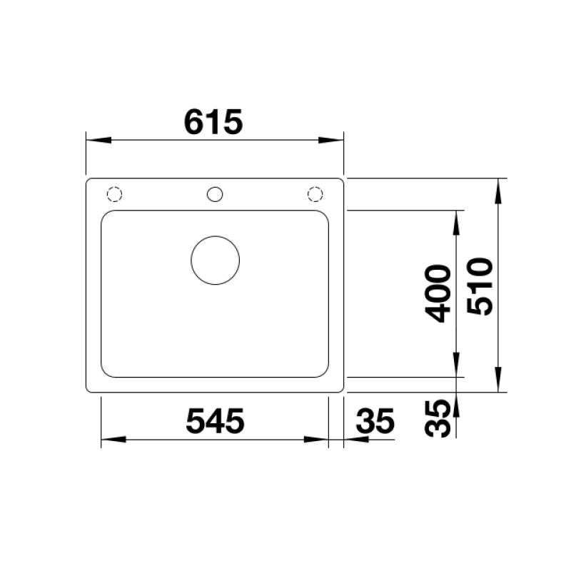 Кухонна мийка Blanco NAYA 6 (519639) - изображение 4