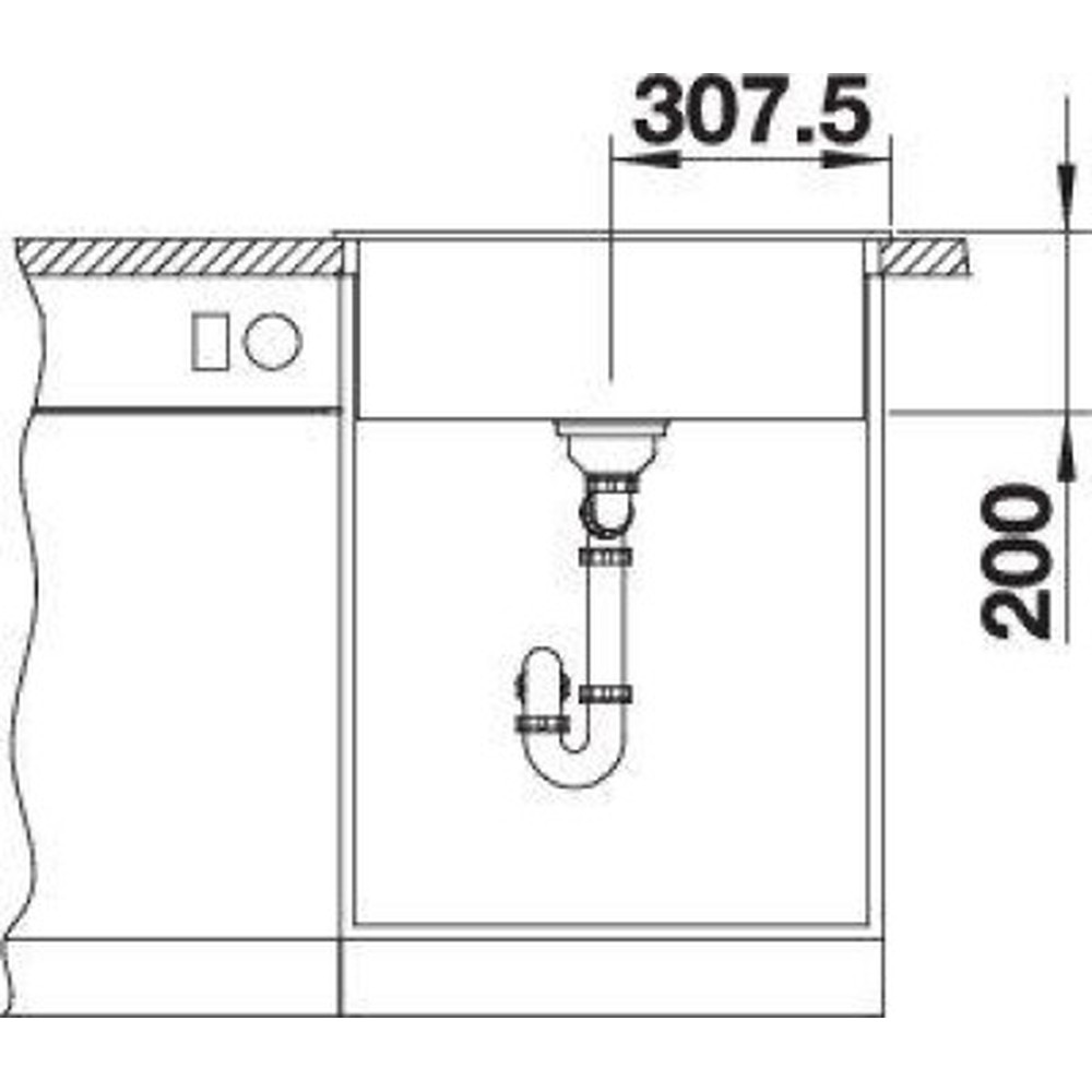 Кухонная мойка Blanco NAYA 6 (525941) - изображение 4