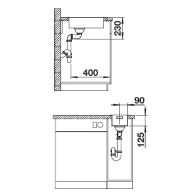 Кухонна мийка Blanco SOLIS 180-IF (526114) - изображение 3