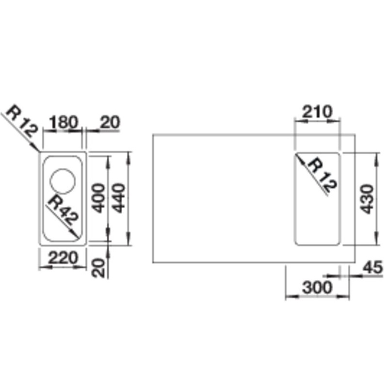 Кухонна мийка Blanco SOLIS 180-IF (526114) - изображение 2