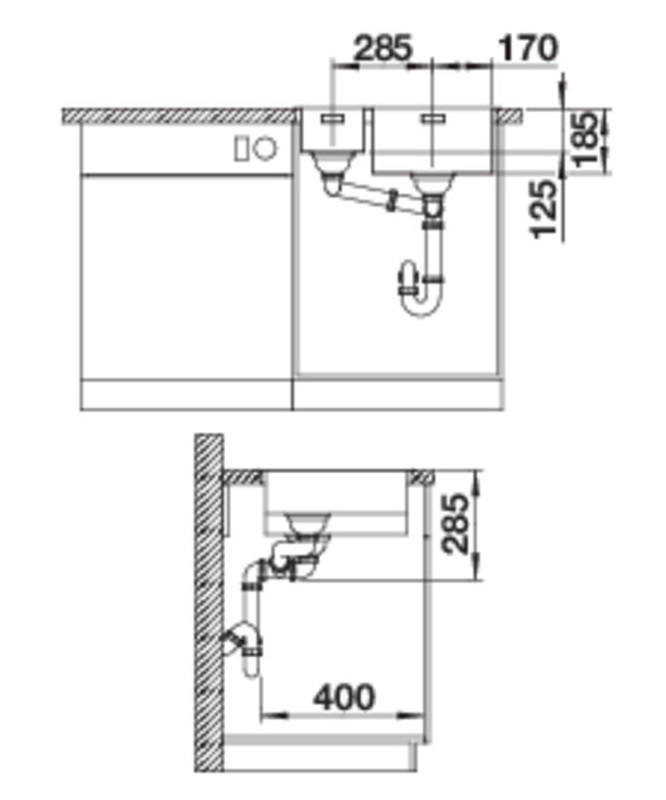 Кухонная мойка Blanco SOLIS 340/180-IF (526130) - изображение 3