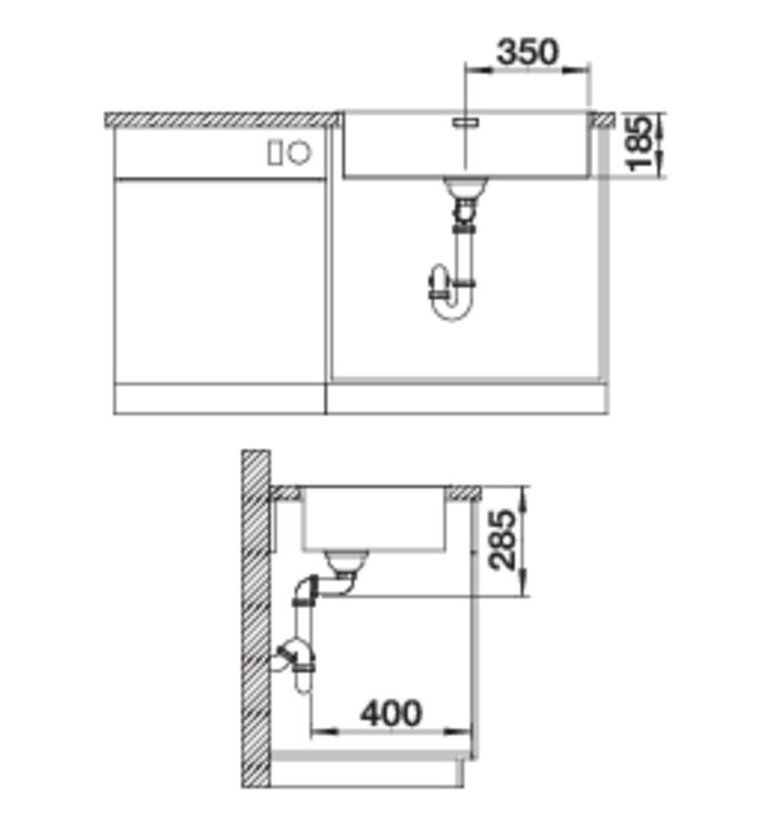Кухонна мийка Blanco SOLIS 700-IF (526126) - изображение 3