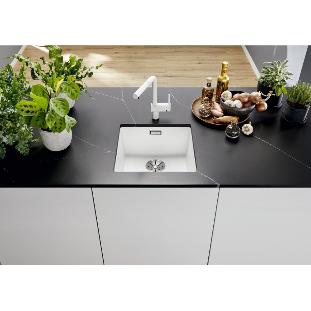 Кухонна мийка Blanco SUBLINE 400-U SILGRANIT (527791) - изображение 4