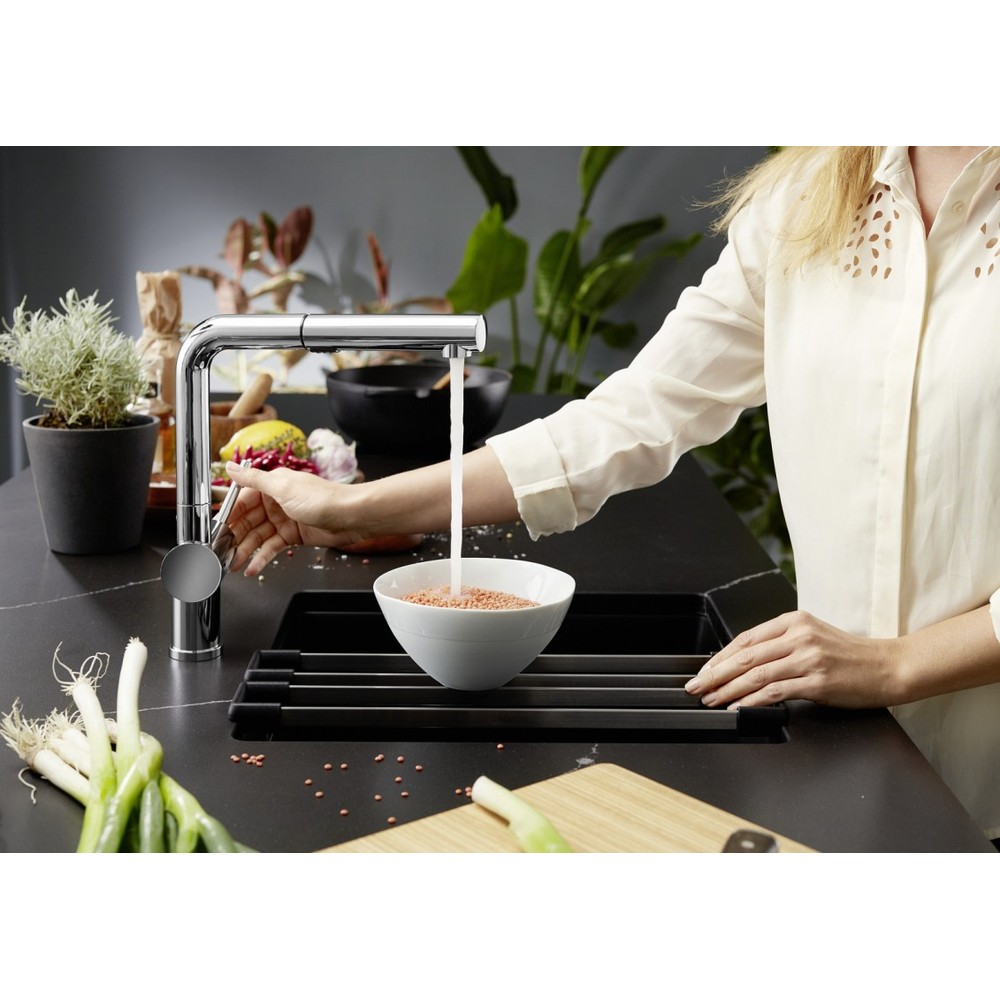 Кухонна мийка Blanco SUBLINE 400-U SILGRANIT (527786) - изображение 4