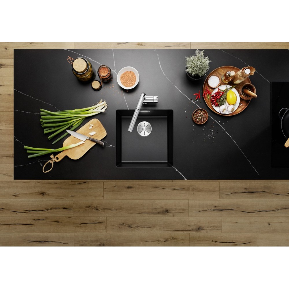 Кухонна мийка Blanco SUBLINE 400-U SILGRANIT (527786) - изображение 3