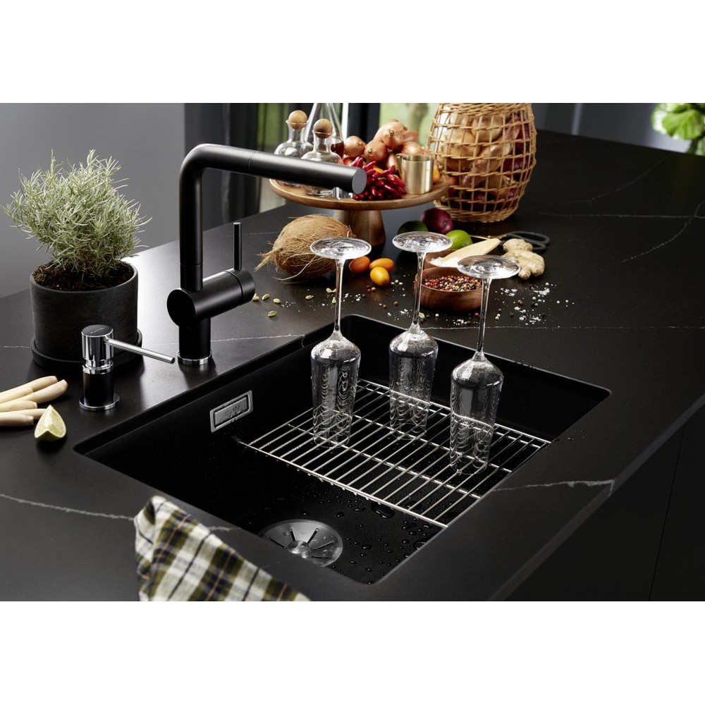 Кухонна мийка Blanco SUBLINE 500-U SILGRANIT (527794) - изображение 6