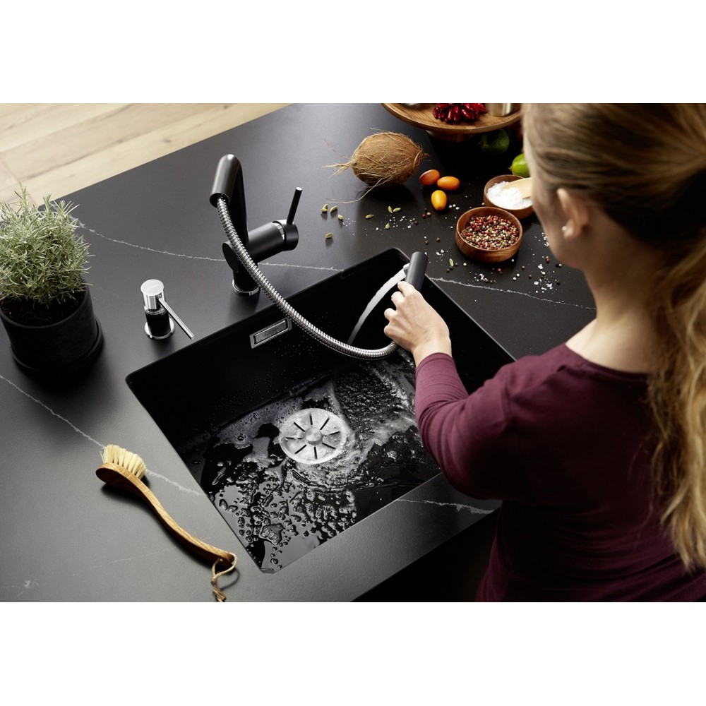 Кухонна мийка Blanco SUBLINE 500-U SILGRANIT (527794) - изображение 5