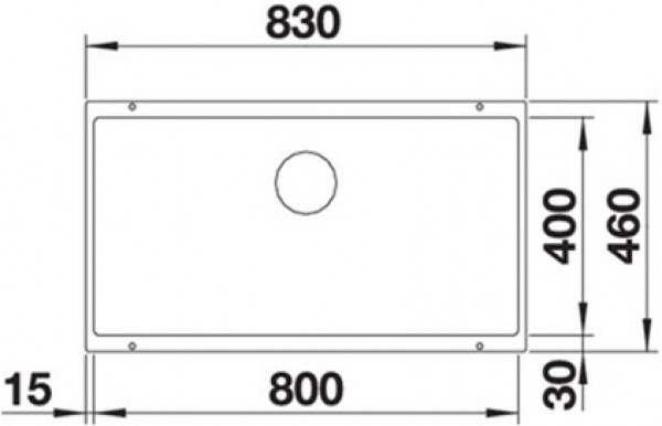 Кухонная мойка Blanco SUBLINE 800-U (526005) - изображение 3