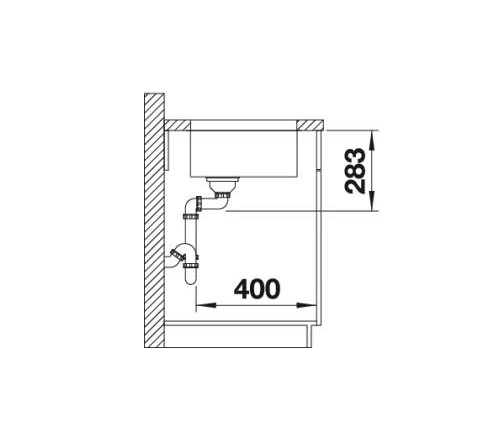 Кухонна мийка Blanco SUPRA 340-U (518199) - изображение 5