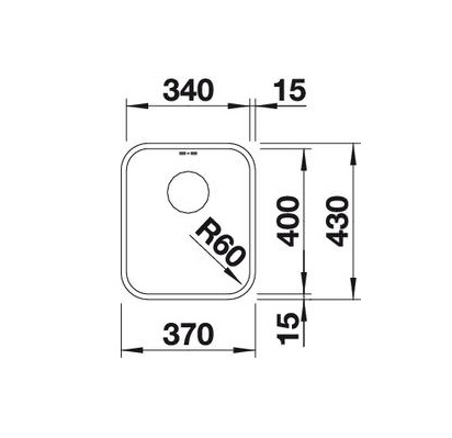 Кухонна мийка Blanco SUPRA 340-U (518199) - изображение 4