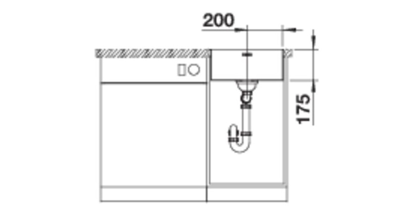 Кухонна мийка Blanco SUPRA 400-IF/A R12 (526353) - изображение 3